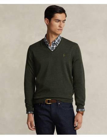 Polo Ralph Lauren Men's Washable Cashmere V-Neck Sweater - Macy's