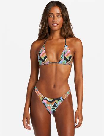 Billabong Lined Up Remi - Plunge Triangle Bikini Top for Women