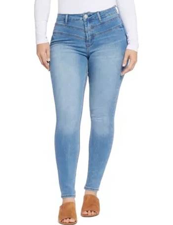 Seven7 Jeans Plus Size Tummy Toner Pull-on Coated Ponte Pants