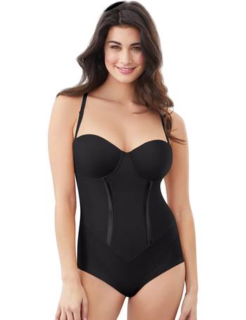 Flexees by Maidenform Body Shaper with Built-in Bra Latte Lift