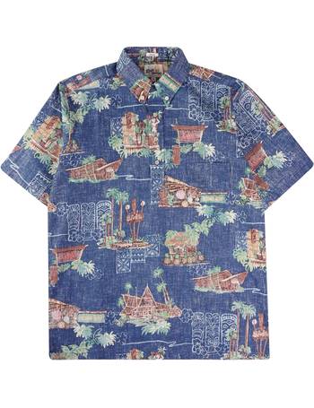 Chicago Cubs Reyn Spooner 50th State Button-Down Shirt - Heathered Royal