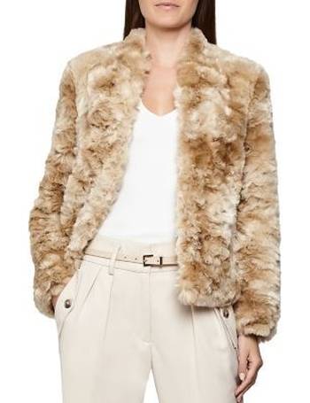 Women S Coats Jackets From Reiss, Reiss Lexington Faux Fur Coat