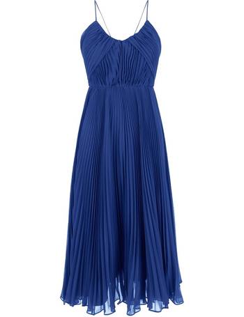 Max Mara Navy Monia Midi Dress