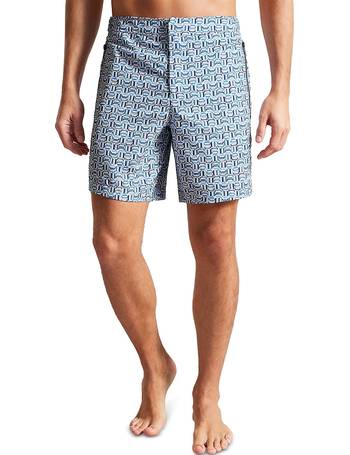 Ted Baker Pinch Geo Print Swim Shorts Men - Bloomingdale's