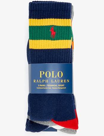 Shop Polo Ralph Lauren Men's Striped Socks up to 60% Off | DealDoodle