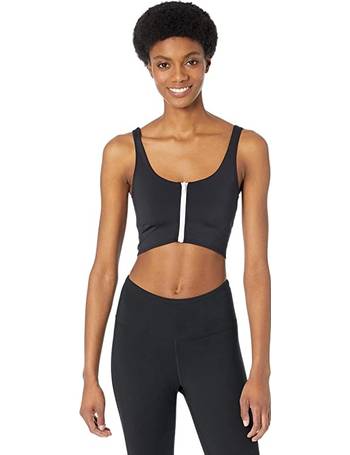 HEROINE SPORT Breath Faux Leather Sports Bra