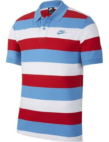 Atlanta Braves Nike Golf Stripe Victory Performance Red Polo