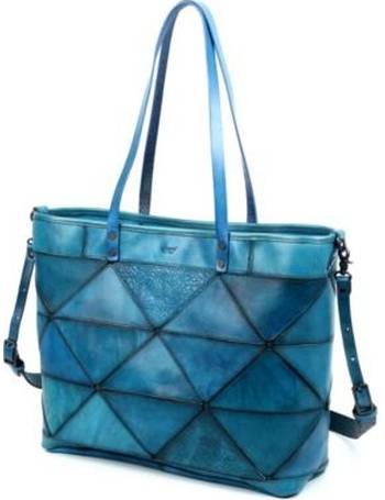 old trend prism leather tote bag