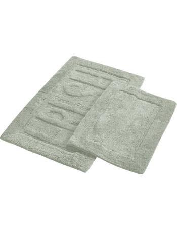 Saltoro Sherpi Nantes 2 Piece Fabric Bath Mat with Non Slippery Back The  Urban Port, Dark Blue