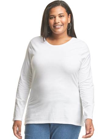 Hanes Just My Size Women’s Cotton Crewneck T-Shirt (Plus Size)
