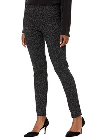 Elliot Lauren Control Stretch Pull-On Ankle Pants with Back Slit Detail