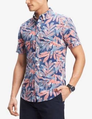Toaimy New Short Sleeves of Beach Wind Printing Fashion Cotton Short Sleeve Top for Men 