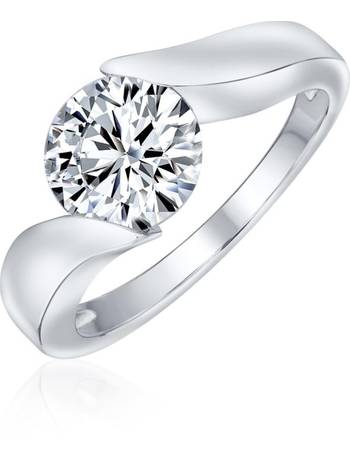 Shop Bling Jewelry Women's Round Engagement Rings