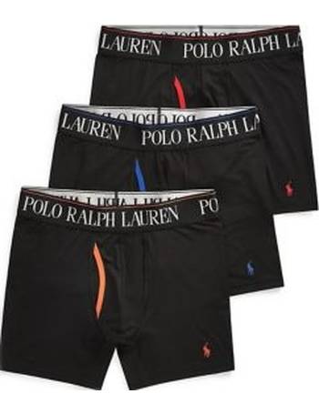 Polo Ralph Lauren Men's 3-Pack 4D Flex Performance Mesh Boxer