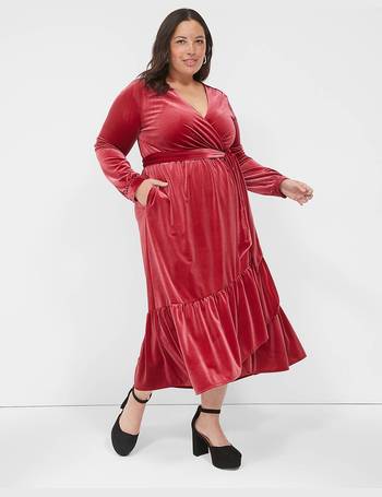 Button-Down Bodice Tiered Fit & Flare Dress