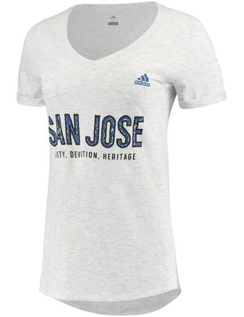 Adidas Women's adidas Blue Japan National Team Ultimate Lined Up Too  climalite V-Neck T-Shirt