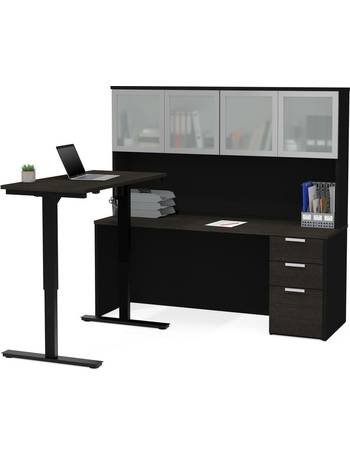 Bestar Talita 45W Small Desk in Storm Gray