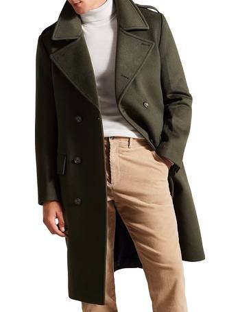 Ted baker squish shearling collar overcoat sale