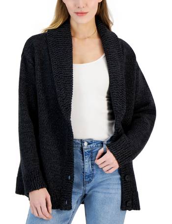 Lucky Brand Women's Cable-Stitch Long-Sleeve Cardigan