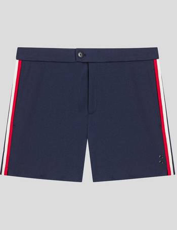 Mens Ron Dorff navy Terry Tennis Shorts