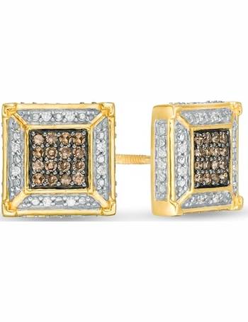 Zales mens store diamond stud earrings