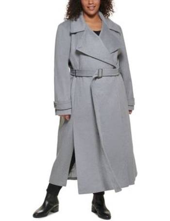 Calvin Klein Women's Pillow-Collar Belted Puffer Coat - Macy's