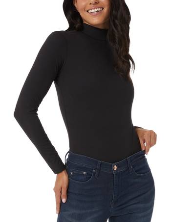 32 Degrees Velour Funnel-Neck Top - Macy's