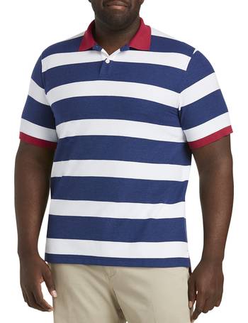 Harbor Bay by DXL Big and Tall Space Dye Polo Shirt 