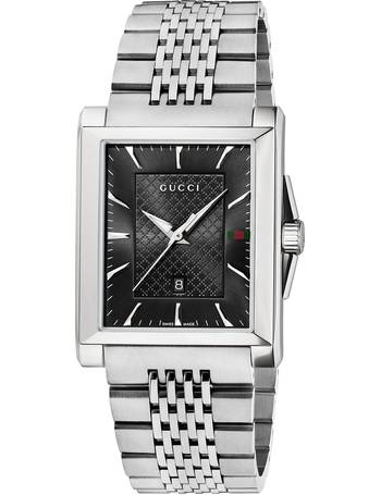 gucci mens square watch