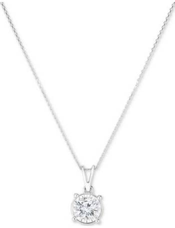 Jewels By Lux 14K Yellow Gold 1/3 Carat Diamond Cross Pendant 新