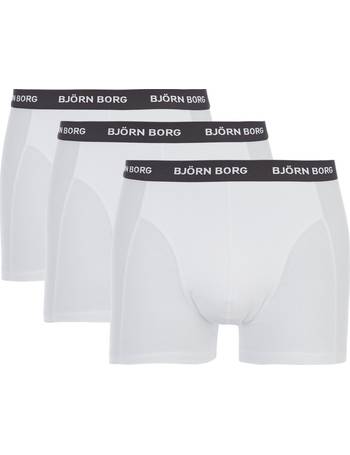 Bjorn Borg Mens Solids 2 Pack BCI Cotton Mid Rise Boxers 26% OFF RRP