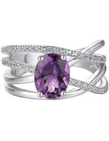 helzberg diamonds amethyst ring