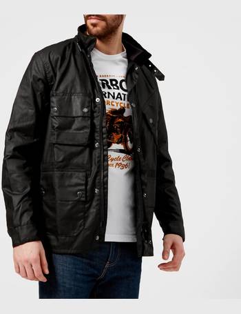 barbour international imboard wax jacket