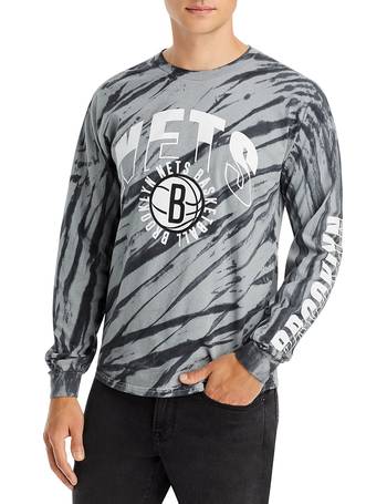 New York Jets Junk Food Tie-Dye Long Sleeve T-Shirt - Black