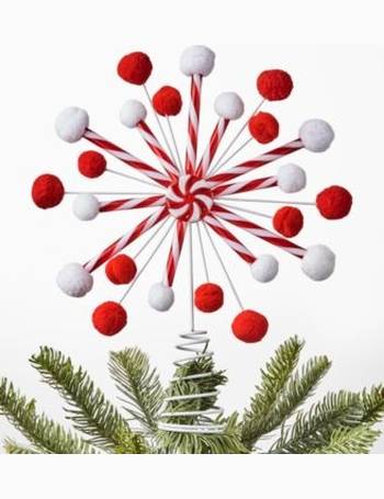 Holiday Lane Mini Plastic Snowflake Pattern Ornaments, Set of 8, Created  for Macy's