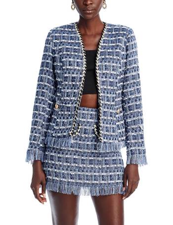 Aqua on sale tweed jacket