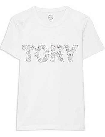 Shop Women's T-shirts from Tory Burch up to 70% Off | DealDoodle