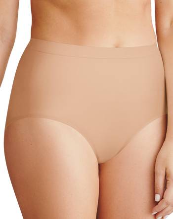 Modern Seamless Lace Trim Brief Underwear, 3-Pack