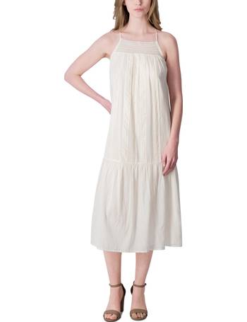 Lucky Brand Lace-Trim Peasant Dress