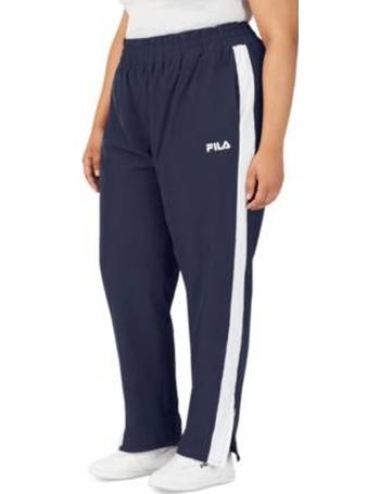 Fila Plus Size Valery Mid-Rise Drawstring Velour Pants - Macy's