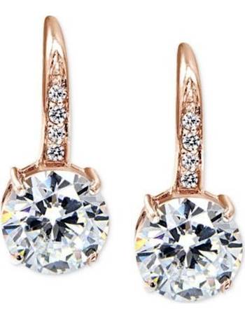 Giani Bernini Cubic Zirconia Orbital Infinity Drop Earring in 18k