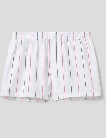 Y-Front Briefs w. Tennis Stripes: Optic White