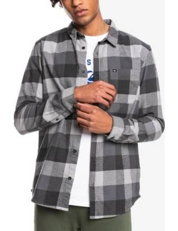 Visita lo Store di QuiksilverQuiksilver Draymen Stretch Button Up Flannel Shirt Camicia Down Uomo 