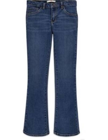 Almost Famous Juniors' Thick-Stitch Flap-Pocket Bootcut Jeans