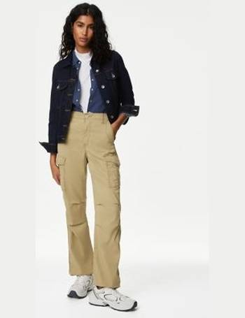 Lyocell™ Rich Cargo Straight Leg Trousers, M&S Collection