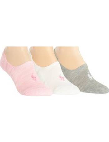 POLO RALPH LAUREN - Cotton-blend set of three liner socks