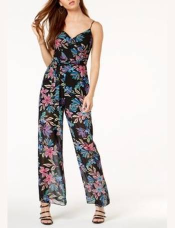 guess floral jumpsuit