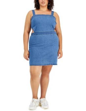 macy's petite denim dresses