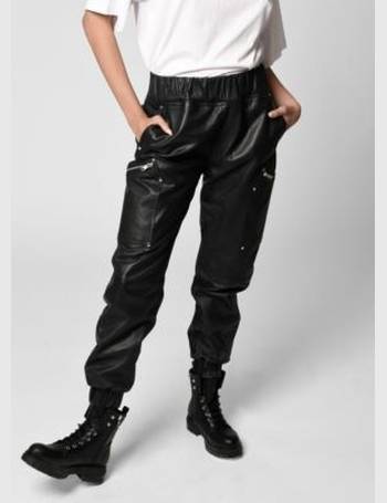 Women's Leather Space Jogger – Nicole Miller