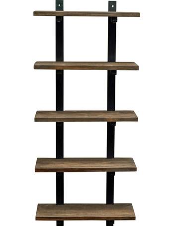 Alaterre Furniture Dorset Bathroom Storage Tower with Open Upper Shelves and Lower Cabinet